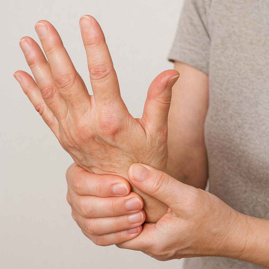 Auto-massage des mains pour soulager l’arthrose